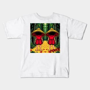 DOUEN – FULL COLOUR – FETERS AND LIMERS – CARIBBEAN FOLKLORE EVENT DJ GEAR Kids T-Shirt